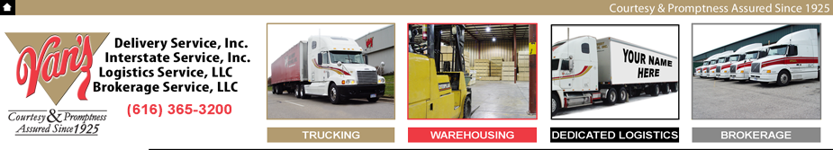 Trucking and transportation service Grand Rapids Michigan